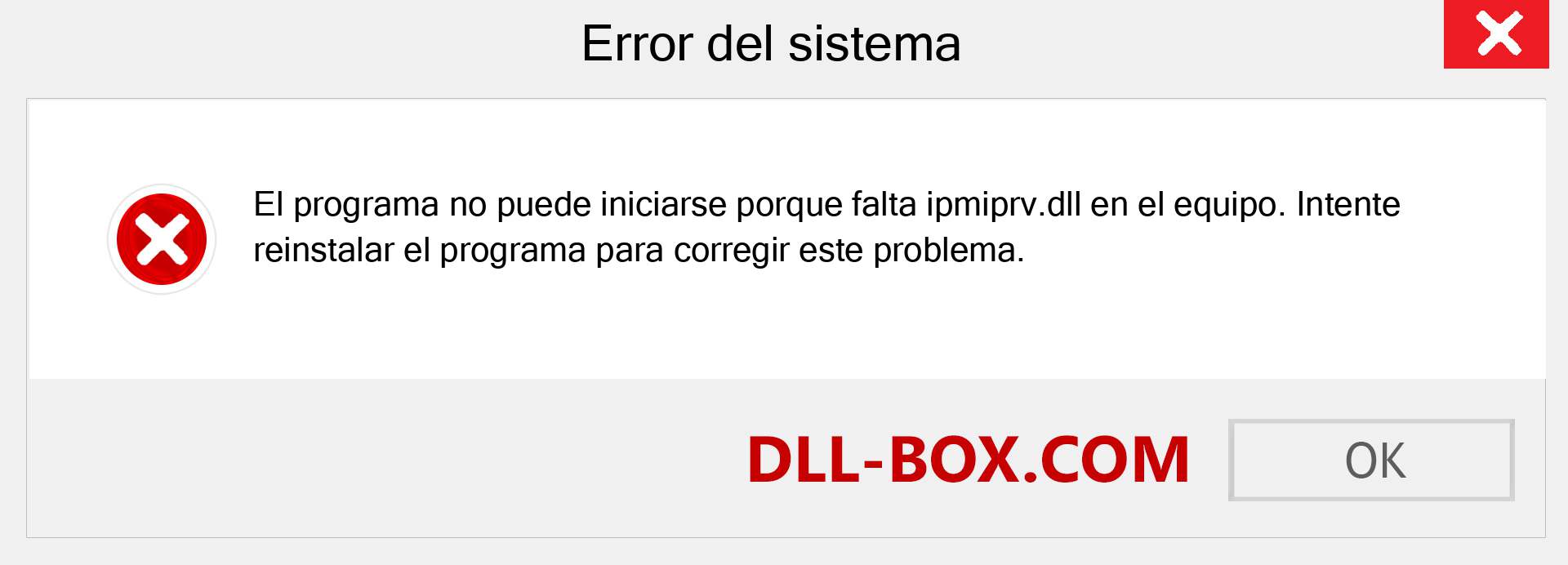 ¿Falta el archivo ipmiprv.dll ?. Descargar para Windows 7, 8, 10 - Corregir ipmiprv dll Missing Error en Windows, fotos, imágenes